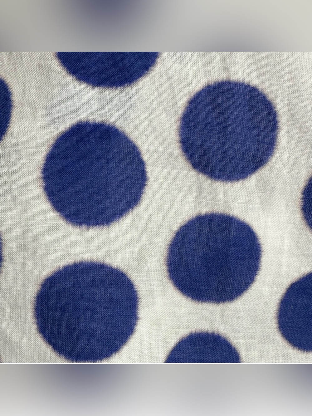 Boden White Halter Mini Dress with Blue Polka Dots - Picture 13 of 16